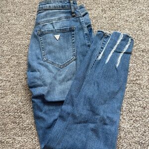 Guess Blue Distressed Jeans